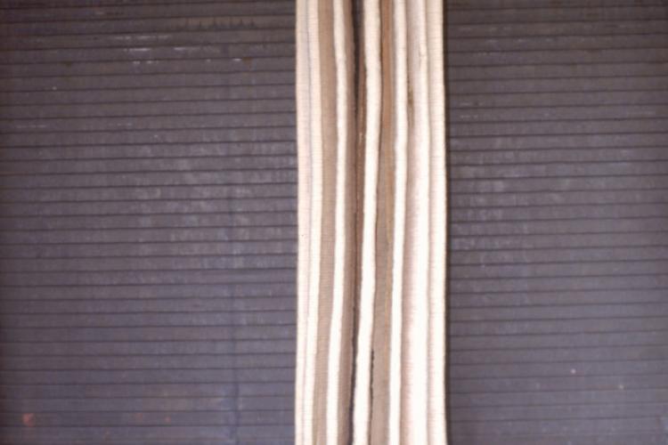 The way a light hits a fluted column 